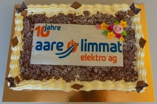 Jubiläum 10 Jahre Aare Limmat Elektro AG am Standort Baden