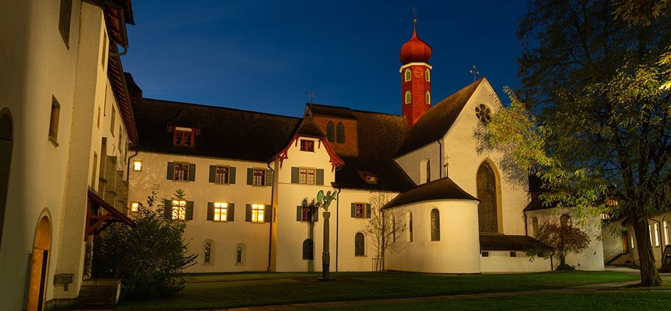 Renovation of exterior lighting at Wettingen Monastery 