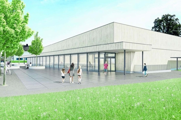 Neubau Dreifachturnhalle Unteräsch Möriken-Wildegg